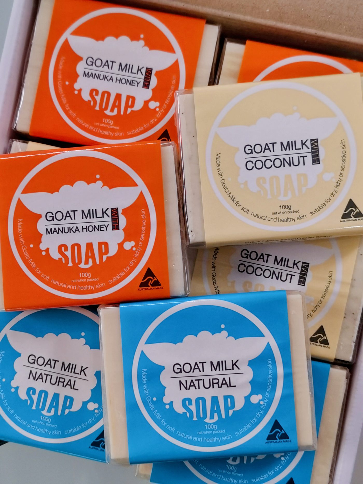 GOAT MILK SOAP新西兰羊奶皂-亲肤滋润 x5块(混装,特价不挑口味)